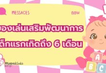 ของเล่นเสริมพัฒนาการ ด้านร่างกายและความคิด สำหรับเด็กแรกเกิดถึง 6 เดือน ของเล่นเสริมพัฒนาการ