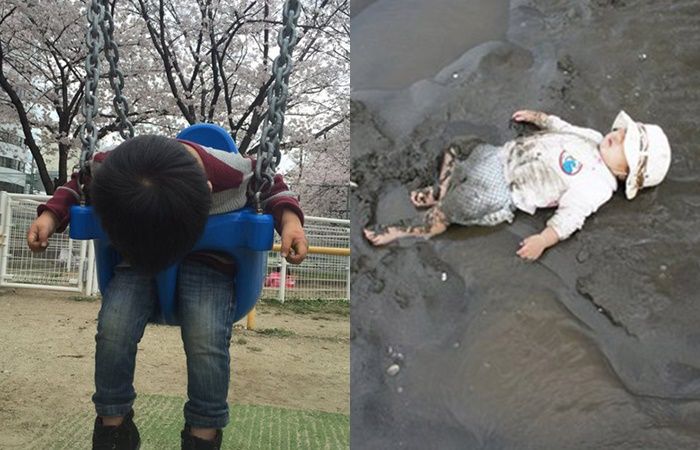 12 ภาพหนูน้อยญี่ปุ่นเล่นซนจนแบตหมดไปเลย น่ารักจริงๆ
